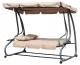 Multigarden 3-Seater 2-in-1 Garden Swing, Beige