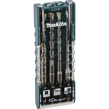 Makita E-13605 SDS-Plus Concrete Drill Bit Set, 4 pcs