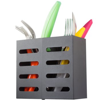 Wall-Mounted Cutlery Organiser, Drainer