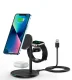 Choetech T585-F 3in1 Magnetic wireless charger station iPhone 12/13/14 series,AirPods Pro and iwatch charger Black