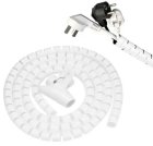 Cable organizer white 2m