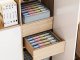 Underwear and Socks Drawer Organizer, 20 Compartments, Grey