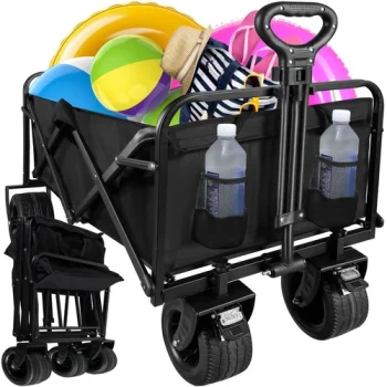 Gardlov Folding Transport Cart 100 kg, Black