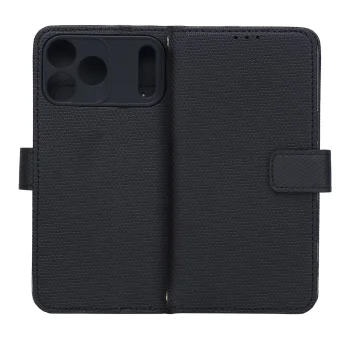 TFO Smart Triangle Wallet Case for iPhone 17 Pro Max 6.9", Black