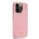 Guess Croco Collection Case for iPhone 14 Pro - Pink
