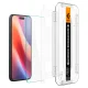 Spigen Glas.tR EZ Fit Tempered Glass for iPhone 15 / 16 (2 Pack)