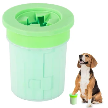 Silicone Paw Cleaner Cup for Dogs, Size M (11x10 cm)