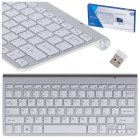 Wireless Bluetooth keyboard for Smart TV, silver