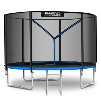 Garden Trampoline 252 cm (8 ft) Neo-Sport with External Net & Ladder