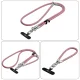 Tech-Protect C10S Crossbody Phone Lanyard (114 cm) + Wrist Strap (31 cm) - Pink Titanium