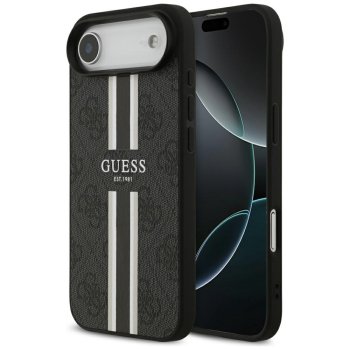 Guess 4G Printed Stripes MagSafe Phone Case Cover iPhone 17 Air - black