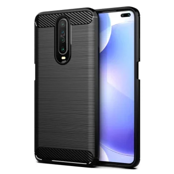 Xiaomi Redmi K30 Carbon Fiber TPU Case - Black
