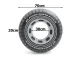 Inflatable Swimming Ring Tire 70 cm