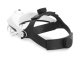 Head Magnifier with 2 LED Lights and 5 Interchangeable Lenses (Up to 6x)