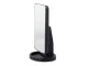 Large Cosmetic Mirror with 16 LED Illumination, Black