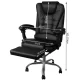 Office Chair with Extendable Footrest and Recline Function, Black Malatec 23286