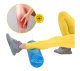 4FIZJO PENTAGRAM Masāžas Jogas Fitnesa Pilates EVA Putu Rullis 45cm, Zils | Massage Fitnes Pilates Foam Grid Roller