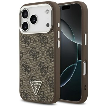 Guess 4G Triangle Logo MagSafe Phone Case Cover iPhone 17 Pro - brown