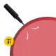 4Fizjo Reh Ball Gymnastic Ball, 85 cm, Red
