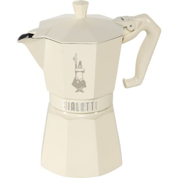 Гейзерная кофеварка Bialetti Moka Exclusive 6 Чашек Кремовая