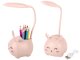 Kids LED Night Light with Organizer and Phone Stand, Pink