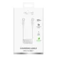 Puro 25W Spiral USB-C to USB-C Cable 1m - White