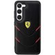 Ferrari Samsung Galaxy S23+ Case Hot Stamp Lines Black