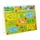 Magnetic Maze Board Game Farm, Wooden Travel Toy for Kids, 2 Players