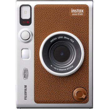 Fujifilm instax mini evo Type C Instant Camera, Brown