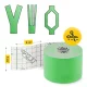 4Fizjo 1088 Kinesiology Tape 5 cm x 5 m, Green