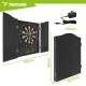 Trizand 27046 Electronic Dartboard with Cabinet, 27 Games