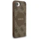 Guess 4G Circle Classic Logo MagSafe Case for iPhone 16e - Brown