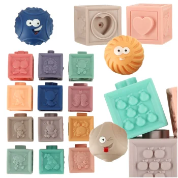 Soft Sensory Blocks and Balls, 15 pcs