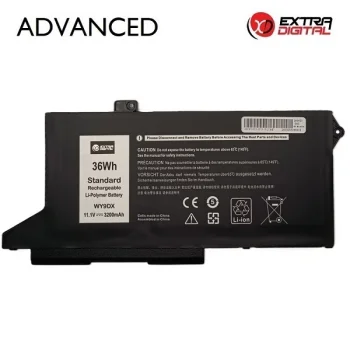 Laptop Battery Extra Digital for Dell WY9DX, 3200mAh, 11.1V