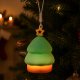Silicone LED Night Light Christmas Tree, USB, 3 Modes, Green/Brown