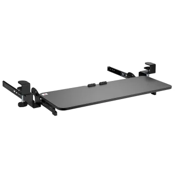 Maclean MC-462 adjustable under-desk keyboard tray, 67x24 cm, black