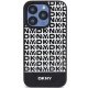 DKNY iPhone 15 Pro Max Case Leather Printed Pattern MagSafe, Black