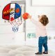Mini basketball hoop set with ball and pump