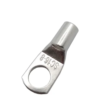Copper Cable Lugs for 16mm² Cable, 8mm Bolt, 10 pcs