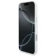 BMW M Silicon Horizontal Line MagSafe Case for iPhone 17 Pro Max - White