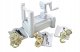 Spiral Vegetable Slicer with 3 Blades, White