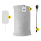 4Fizjo TENS Electrostimulation Elbow Band, Silver-White