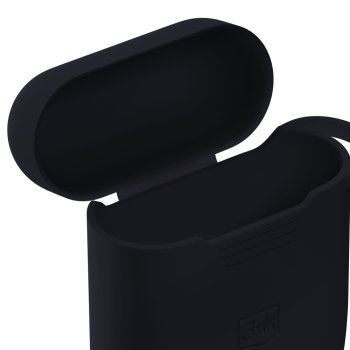 3mk Silicone Case for Apple AirPods 2, Black