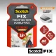 3M Scotch-Fix Extreme Double-Sided Mounting Tape, White, 19 mm x 1.8 m