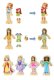 Onshine Wooden Magnetic Dress-Up Dolls Fashion Playset