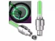 Luminous Bicycle Valve Caps with LED and Motion Sensor, 2 pcs, Green