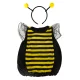 Kids Carnival Costume Bee with Headband, 2 Pieces, Size S