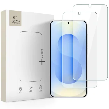 Tech-Protect Glass Fit+ Tempered Glass for Samsung Galaxy S26 (2-Pack)