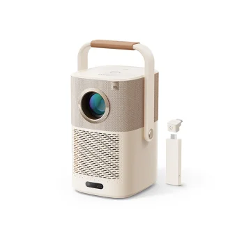 Yaber T2 Plus LCD FullHD 1080p Multimedia Projector with JBL Speakers, Beige