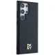 DKNY Samsung Galaxy S24 Ultra Case Leather Monogram Metal Logo MagSafe, Black